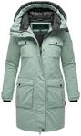 Winterjacke NAVAHOO "Winterjacke Eissturm 14", Damen, Gr. S, gr&uuml;n (smokey mint),