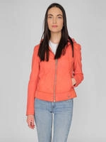 Lederjacke MAZE "Lederjacke Donie", Damen, Gr. XS, pink (candy), Obermaterial:...
