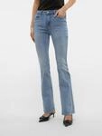 Bootcut-Jeans VERO MODA "VMFLASH MR FLARED JEANS LI371 GA NOOS", Damen, Gr. M (38),