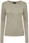 Strickfleece-Pullover OXMO "Strickpullover OXEdda", Damen, Gr. L, gr&uuml;n...