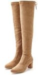 Overkneestiefel LASCANA "Slouchy Boots, Langschaft Stiefel, Schlupf-Boot", Damen, Gr.