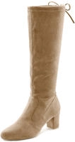 Schlupfstiefel LASCANA "Schlupfboots, Slouchy Boots, Slip-On", Damen, Gr. 36, braun