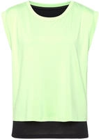 2-in-1-Shirt LASCANA ACTIVE, Damen, Gr. S (36/38), gr&uuml;n (matcha), Trikot,