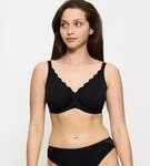 B&uuml;gel-BH TRIUMPH "Amourette W01", Damen, Gr. 75, Cup C, schwarz, Microtouch,