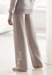Strickhose ELBSAND, Damen, Gr. 48/50, N-Gr, grau (taupe), Feinstrick, Obermaterial: