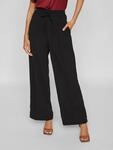 Schlupfhose VILA "VICLUA HW WIDE PANTS-NOOS", Damen, Gr. M (38), N-Gr, schwarz