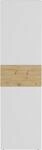 Garderobenschrank FMD "Belm", wei&szlig;, B:54,5cm H:199,1cm T:41,7cm, Holzwerkstoff,