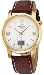 Funkuhr MASTER TIME, braun, Armbanduhren, Herren, Funkuhr, Armbanduhr, Quarzuhr,