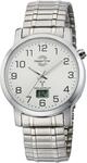 Funkuhr MASTER TIME "Basic", silber (silberfarben, silberfarben), Armbanduhren,