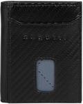 Geldb&ouml;rse BUGATTI "SECURE SLIM", Damen, schwarz, Leder, Kleinlederwaren Geldb&ouml;rse,