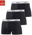 Boxer S.OLIVER "Boxershorts f&uuml;r Herren", Herren, Gr. S, 3 Stk., schwarz, Jersey,