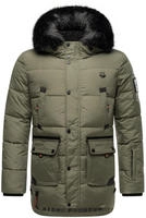 Steppjacke STONE HARBOUR "Winterjacke Mironoo", Herren, Gr. S, gr&uuml;n (dusty...