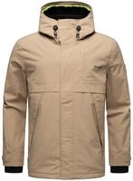 Regenjacke STONE HARBOUR "Outdoorjacke Zanjaar", Herren, Gr. S, beige (sand...