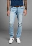Straight-Jeans BRUNO BANANI "Hutch", Herren, Gr. 31, L&auml;nge 36, blau (l.blau dunkel),
