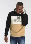 Kapuzensweatshirt DELMAO, Herren, Gr. S (44/46), schwarz (schwarz, sand), angeraute