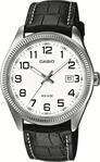 Quarzuhr, schwarz (schwarz, silberfarben), CASIO TIMELESS COLLECTION, Armbanduhren,