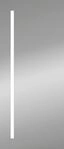 LED-Lichtspiegel JOKEY "Berk", silber (silberfarben), B:30cm H:70cm T:3cm, Spiegel,