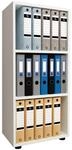 B&uuml;cherregal VCM "Holz B&uuml;ro Regal B&uuml;cher Ordner Aktenregal Ulas 3f", wei&szlig;, B:49cm