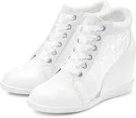 Sneaker LASCANA "Freizeitschuh, Halbschuh, Keilstiefelette, Stiefelette", Damen, Gr.