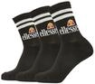 Kurzsocken ELLESSE "Socken PULLO SOCKS 3er Pack", Damen, Gr. 47-49, schwarz,