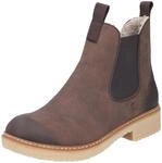Winterstiefelette RIEKER, Damen, Gr. 36, braun (braun used), Elastischer Einsatz,