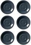 Untertasse RITZENHOFF & BREKER "Jumbountertassen Doppio &oslash; 17 cm 6er Set", grau
