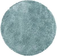 Hochflor-Teppich AYYILDIZ TEPPICHE "FLUFFY 3500, auch als L&auml;ufer und in Rund", blau,
