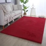 Hochflor-Teppich AYYILDIZ TEPPICHE "POUFFY 5100 , auch als L&auml;ufer und Rund", rot,