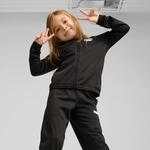 Trainingsanzug PUMA "ESS NO.1 LOGO POLY SUIT PS", Kinder, Gr. 104, schwarz (puma