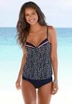 Bikini-Hose LASCANA "Minimal", Damen, Gr. 36, N-Gr, blau (marine), Polyamid,