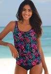 Oversize-Tankini-Top VENICE BEACH "Summer", Damen, Gr. 36, N-Gr, blau (marine