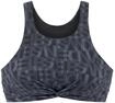 Crop-Bikini-Top ELBSAND "Letra", Damen, Gr. 32, Cup A/B, schwarz, Recycling-Polyamid,