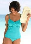 B&uuml;gel-Tankini-Top S.OLIVER "Spain", Damen, Gr. 36, Cup B, blau (t&uuml;rkis),