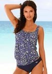 Bikini-Hose SUNSEEKER "Magic", Damen, Gr. 34, N-Gr, blau (marine), Microfaser,