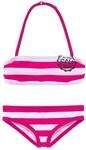 Bandeau-Bikini BENCH., Jungen, Gr. 122/128, N-Gr, pink (pink, wei&szlig;), Polyamid,