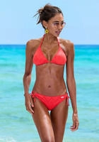 Triangel-Bikini BUFFALO "Romance", Damen, Gr. 32, Cup A/B, rot, Polyamid,