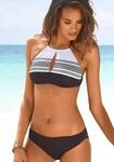 Bustier-Bikini JETTE, Damen, Gr. 32, N-Gr, schwarz-wei&szlig; (schwarz, wei&szlig;),...