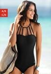 Badeanzug BRUNO BANANI, Damen, Gr. 34, Cup A/B, schwarz, Polyamid, Badeanz&uuml;ge
