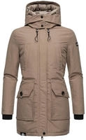 Winterjacke NAVAHOO "Winterjacke Blizzardstorm", Damen, Gr. XS, grau (taupe grau),