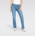 Bootcut-Jeans MAC "LAURA", Damen, Gr. 46, L&auml;nge 30, blau (winter baby blau),