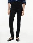 Skinny-fit-Jeans TOMMY JEANS "NORA MD SKN", Damen, Gr. 25, L&auml;nge 28, schwarz (denim