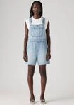 Latzhose LEVI'S "UTILITY SHORTALL", Damen, Gr. S (36), N-Gr, blau (summer job), Web,
