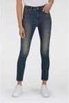 Skinny-fit-Jeans LEVI'S "721 HIGH RISE SKINNY", Damen, Gr. 27, L&auml;nge 28, blau...