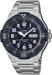 Quarzuhr, silber (silberfarben, schwarz), CASIO TIMELESS COLLECTION, Armbanduhren,