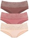 Slip VIVANCE, Damen, Gr. 32/34, bunt (rose, beere, mahagoni), Single Jersey,