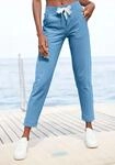 Sweathose ELBSAND "Brinja", Damen, Gr. M (38), N-Gr, blau (azurblau), Sweatware,