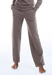 Loungehose BENCH. LOUNGEWEAR, Damen, Gr. 32/34, N-Gr, grau (taupe), Sweatware,