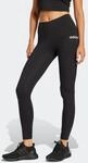 Trainingstights ADIDAS SPORTSWEAR "ESSENTIALS LINEAR COTTON", Damen, Gr. M, N-Gr,