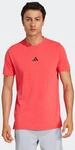 T-Shirt ADIDAS PERFORMANCE "DESIGNED FOR TRAINING WORKOUT", Herren, Gr. M, rot...