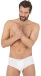 Slip TRIGEMA "TRIGEMA Kurz-Slip Doppelpack", Herren, Gr. 10, 2 Stk., wei&szlig;, 100%
